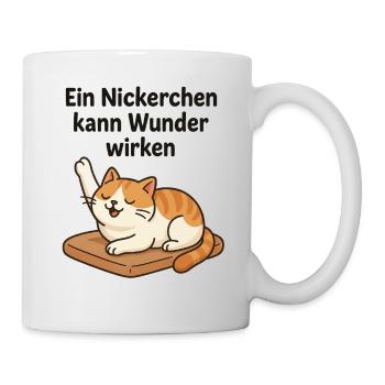 Funny Kitten Nap - Mug - white - Right