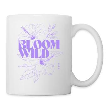 Bloom Wild Illustration botanique - Mug blanc - blanc - Droite