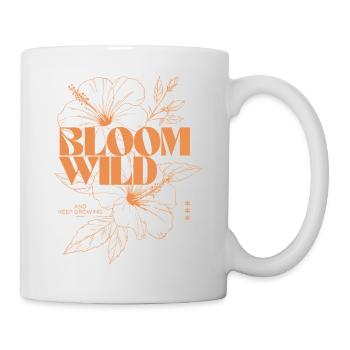 Bloom Wild Blumenmuster - Tasse - Weiß - Rechts