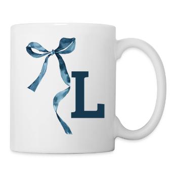 Monogramme l idée cadeau  - Mug blanc - blanc - Droite
