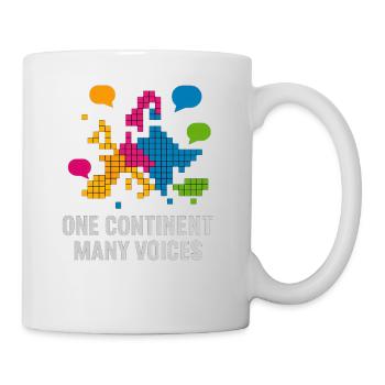 Diversity of voices in Europe Languages - Mug - white - Right