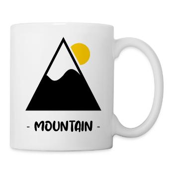 ICH KANN NICHT. SKI. BERG. SCHLÄGER. SCHNEE. SCHNEE - Tasse - Weiß - Rechts