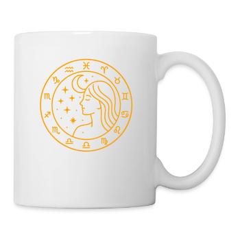 Femme Céleste Conception du Zodiaque - Mug blanc - blanc - Droite