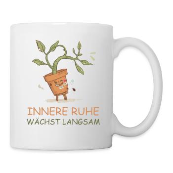 Inner Peace Grows Slowly - Motivations - Mug - white - Right