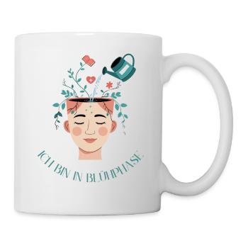 Pensées épanouies - Je suis en phase d’épanouissement - Mug blanc - blanc - Droite