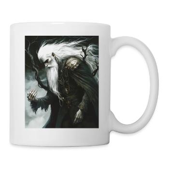 Magicien mythique aux cheveux blancs - Mug blanc - blanc - Droite
