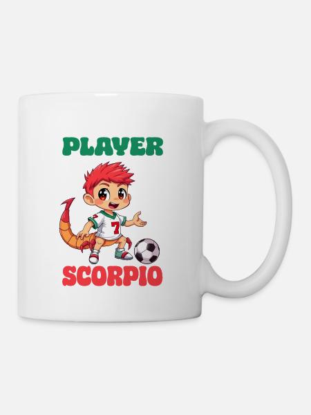 Player Scorpio - Tasse - Weiß