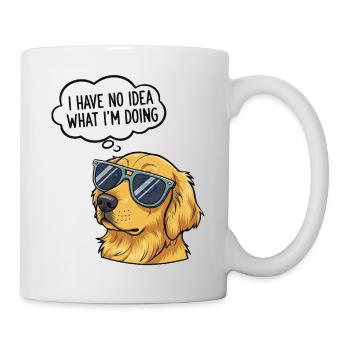 Hilarious Dog with Sunglasses Design - Mug - white - Right