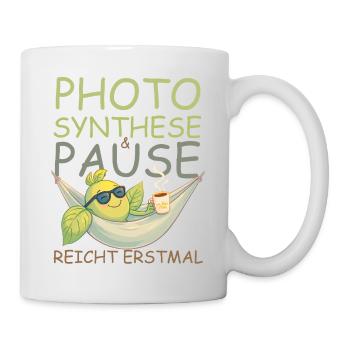 Break, coffee, sunshine – that's enough! - Mug - white - Right