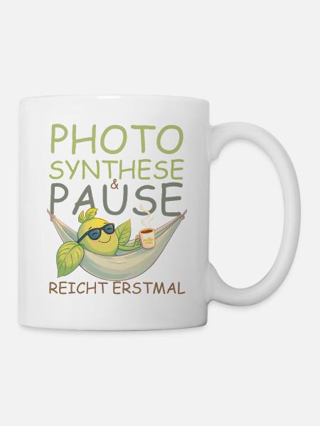 Pause, café, soleil, ça suffit ! - Mug blanc - blanc