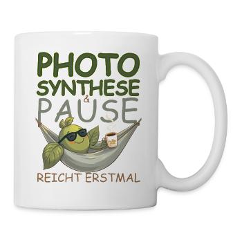 Break, coffee, sunshine – that's enough! - Mug - white - Right