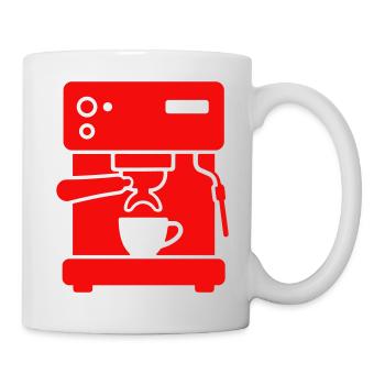 Portafilter Coffee Maker Icon - Mug - white - Right