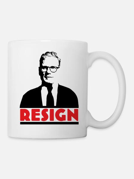 Kier Starmer resign Graphic - Mug - white