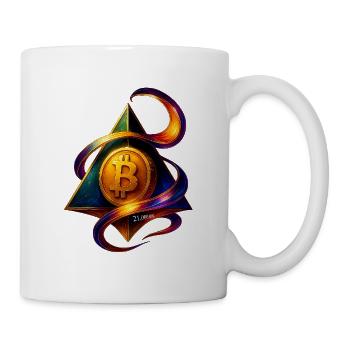 Bitcoin and Blockchain Creative Design - Mug - white - Right