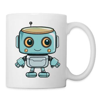 Cute robot print for kids - Mug - white - Right
