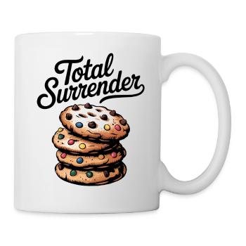 Cookie stack colorful with candy colors - Mug - white - Right