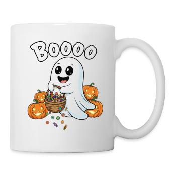 Boo Geist Halloween Bonbonkorb - Tasse - Weiß - Rechts