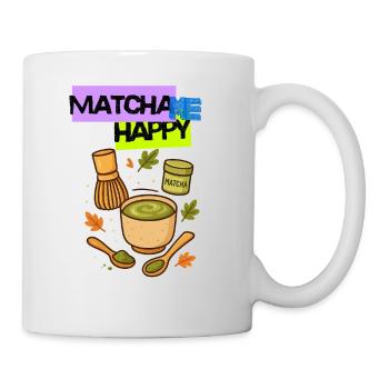 Matcha me Happy Trend - Tasse - Weiß - Rechts