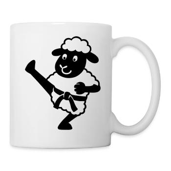 Karate Sheep - Mug - white - Right