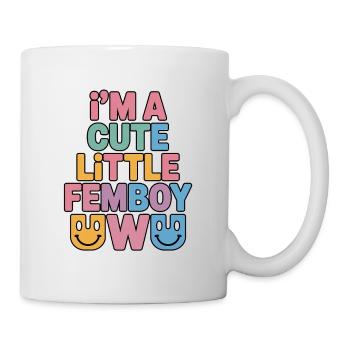 I'm a cute little femboy UwU - Mug - white - Right