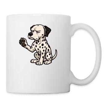 Talk to the paw Dalmatian Dalmatian Keeper - Mug - white - Right