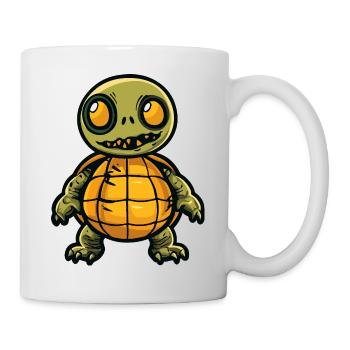 Turtle Halloween Comic Funny - Mug - white - Right