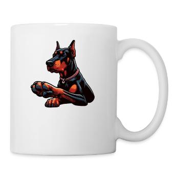 Talk to the Paw Doberman Doberman Owner - Mug - white - Right
