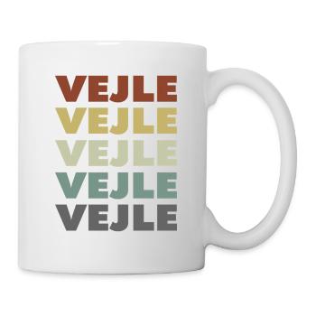 Vejle - Danemark - Danemark - Scandinavie - Mug blanc - blanc - Droite