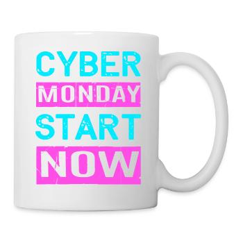 Cyber Monday Kaufrausch - Tasse - Weiß - Rechts