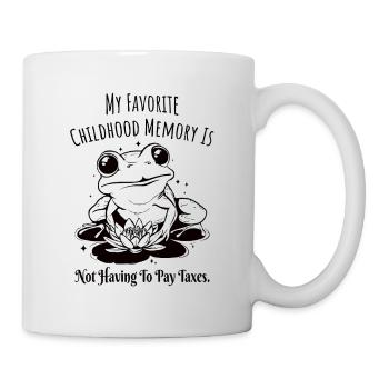 Sarcasm Frog Nostalgia - Mug - white - Right