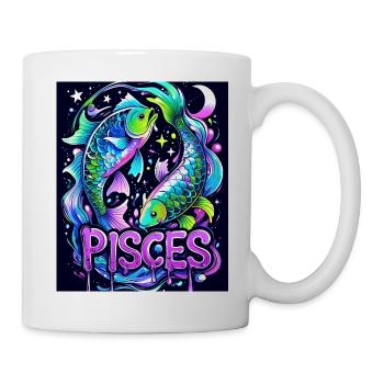 Fische - Tasse - Weiß - Rechts