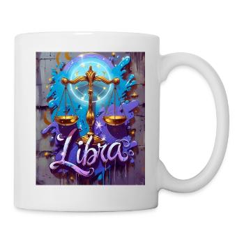 Waage - Tasse - Weiß - Rechts