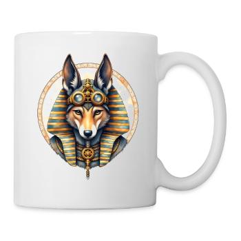 Egyptian Husky Steampunk Style - Mug - white - Right