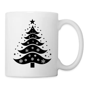 Christmas Tree Silhouette - Mug - white - Right
