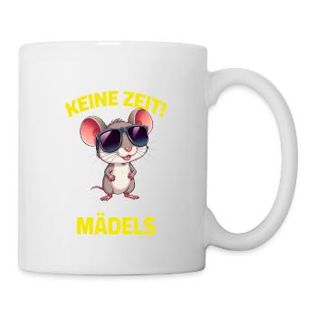 No time, I have to go to my girls' mouse sayings - Mug - white - Right