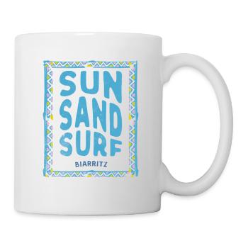 Sun Sand Surf Biarritz - Mug - white - Right