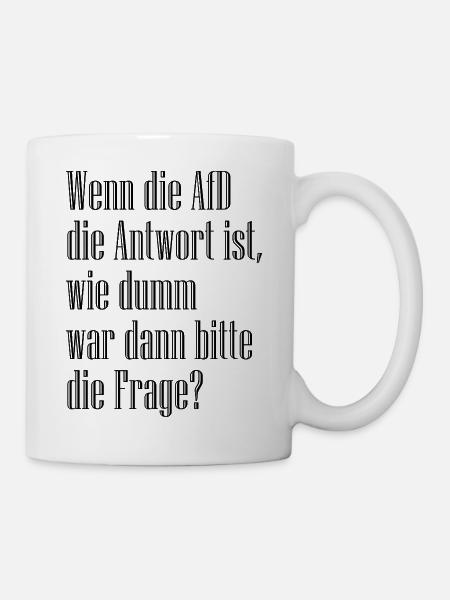 Question - Mug - white