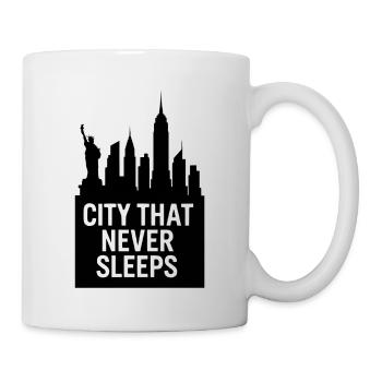 City That Never Sleeps Capital City - Mug - white - Right