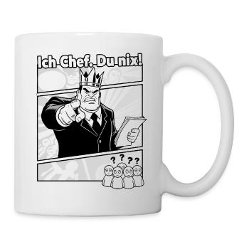 Ich Chef Du Nix Comic Motif - Mug - white - Right