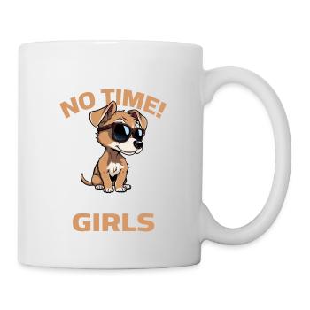 Chien Disant Filles Pas de Temps Pas de Temps Éleveur - Mug blanc - blanc - Droite