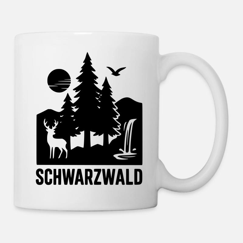 Forêt-Noire - Mug blanc - blanc