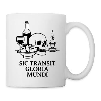 memento mori sic transit gloria mundi - Tasse - Weiß - Rechts