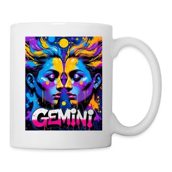 Gémeaux - Mug blanc - blanc - Droite
