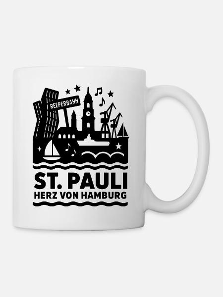 Hambourg St Pauli - Mug blanc - blanc
