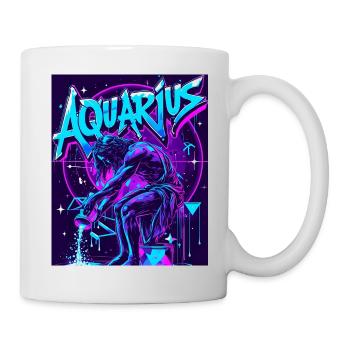 Verseau - Mug blanc - blanc - Droite
