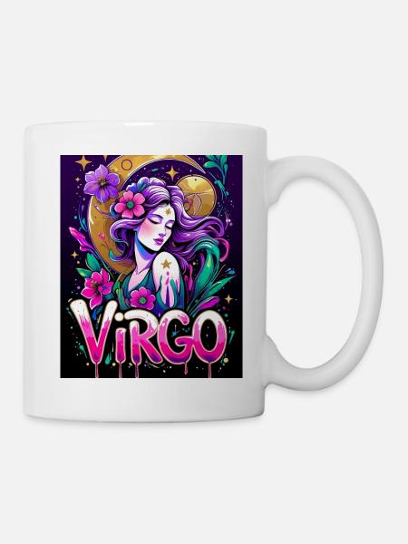 Jungfrau - Tasse - Weiß