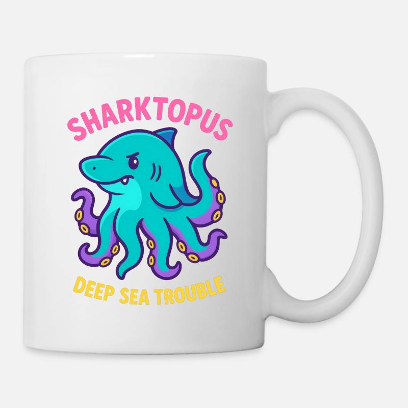 Sharktopus - Problème en haute mer - Mug blanc - blanc