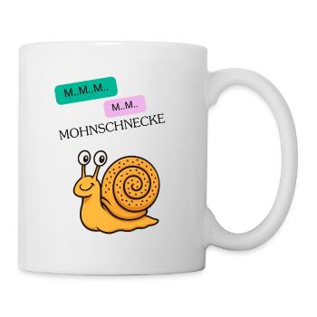 Poppy Snail Cartoon Snail Funny Sayings - Mug - white - Right