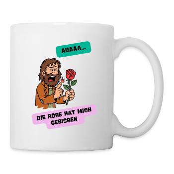 The rose bites the rose has bitten me - Mug - white - Right