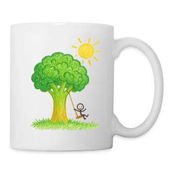 Broccoli Tree Swingin’ Days - Mug - white - Right